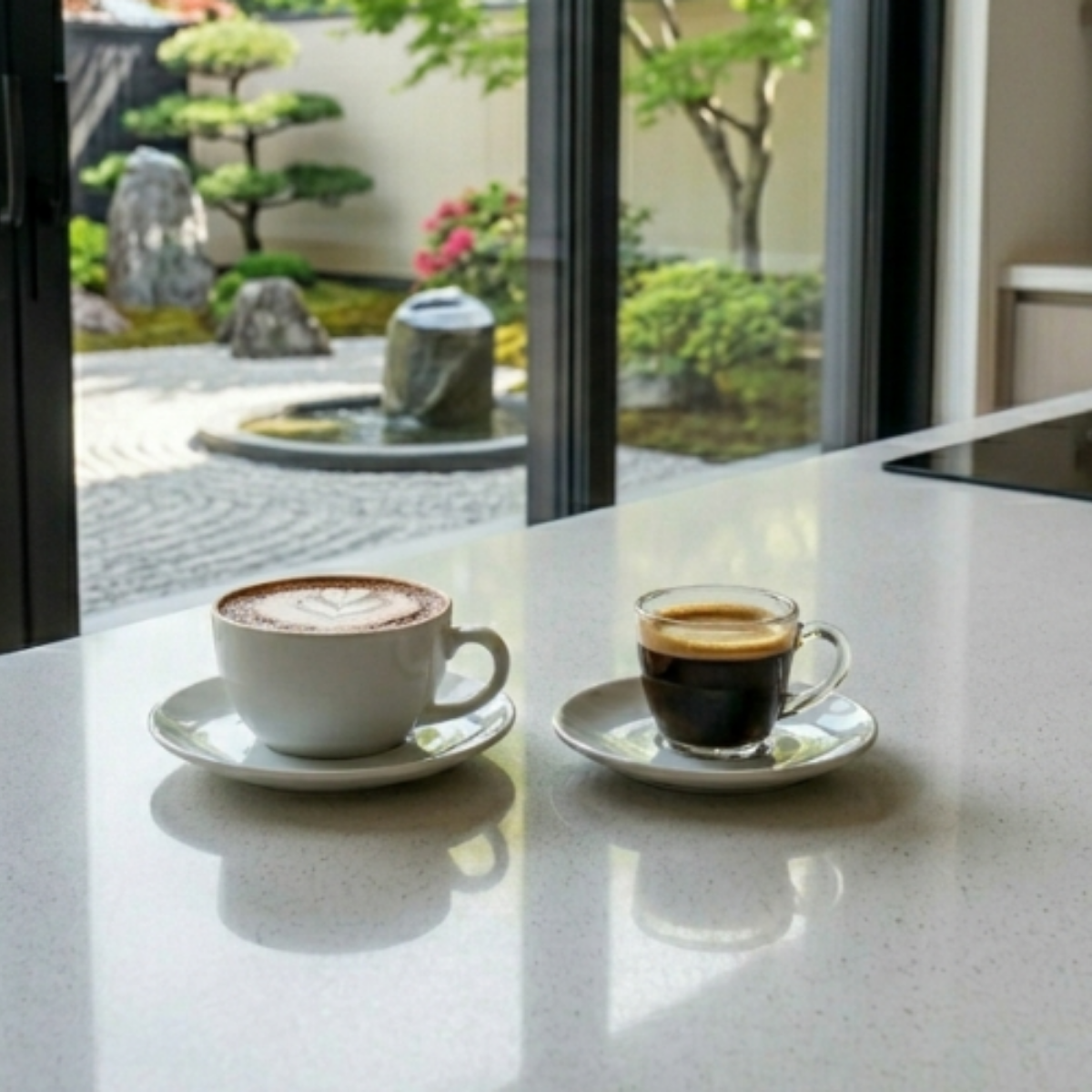 Cappuccino z kávy ze sady Chuť Itálie od Johnny Coffee